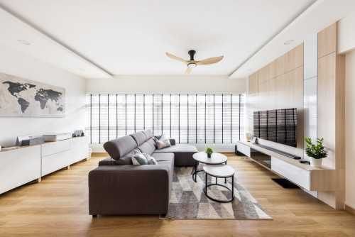 Scandinavian Living Room at Bedok Central