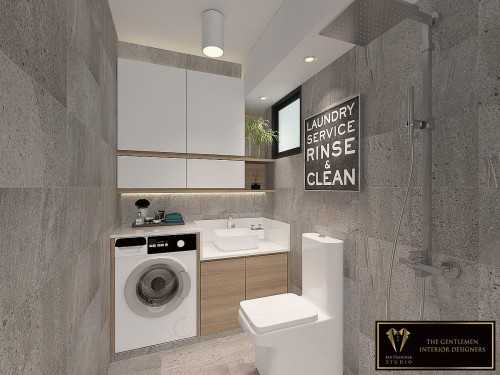 Contemporary Bathroom at jalan membina 27a