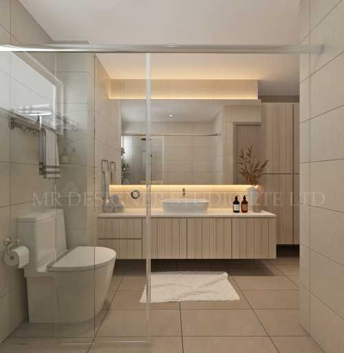 Scandinavian Bathroom at 67 sunset way