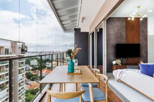 Asian Balcony at Kovan Regency