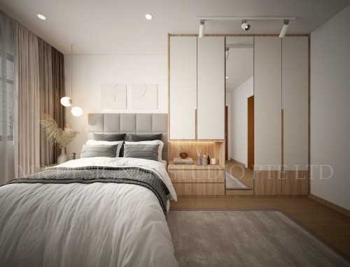 Scandinavian Bedroom at fernvale lane 402 A
