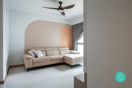 Scandinavian Living Room at northshore dr blk 423a