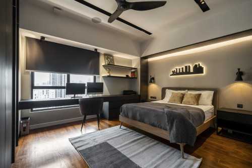 Contemporary Bedroom at Yong An Park