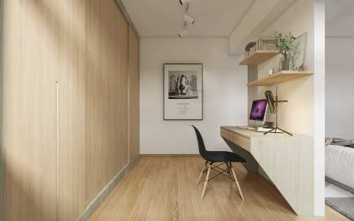 Contemporary Living Room at BTO @ Bukit Batok
