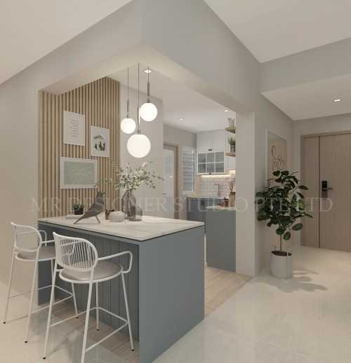 Contemporary Kitchen at 100 haig road dunman rise
