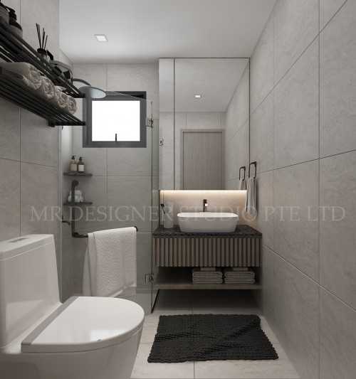 Contemporary Bathroom at 100 haig road dunman rise