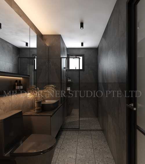 Industrial Bathroom at hougang blk 633