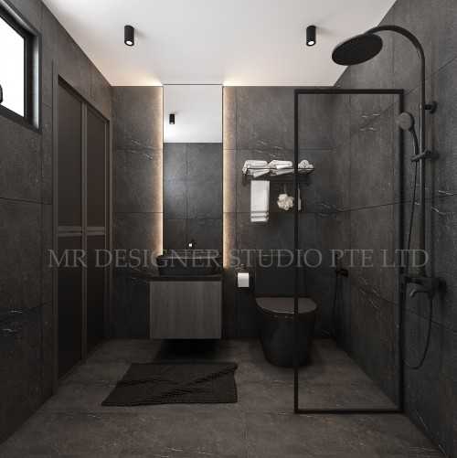 Industrial Bathroom at hougang blk 633
