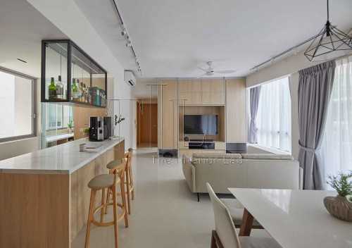 Scandinavian Living Room at One North Gateway