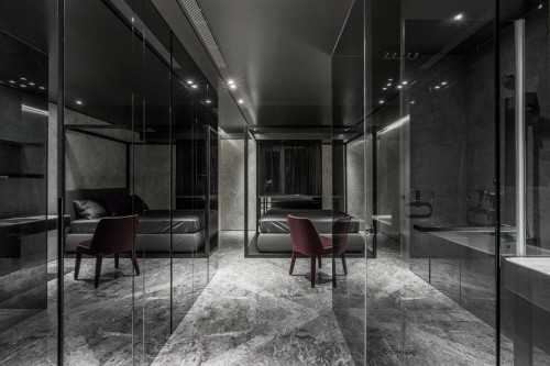 Contemporary Bedroom at Condo @ Holland