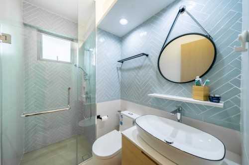 Minimalist Bathroom at Hougang | 475a upper Serangoon