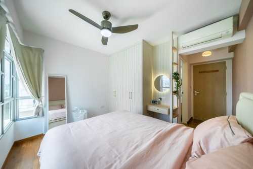 Minimalist Bedroom at Hougang | 475a upper Serangoon