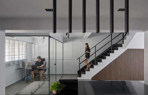 Contemporary Home Office at Guilin Breeze