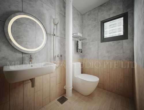 Industrial Bathroom at Teck whye lane 110