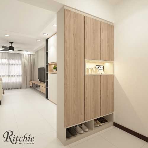 Minimalist Foyer at Punggol Walk
