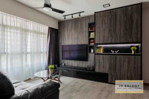 Industrial Living Room at 365C Anchorvale