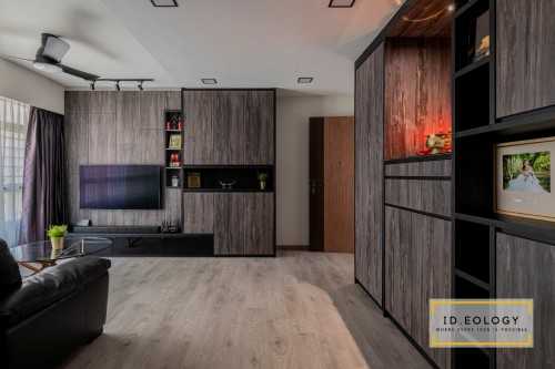 Industrial Living Room at 365C Anchorvale