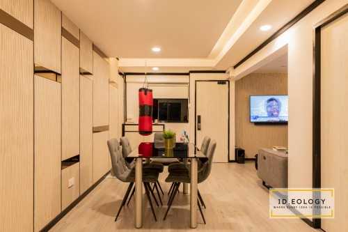 Contemporary Dining Room at 126 Bedok