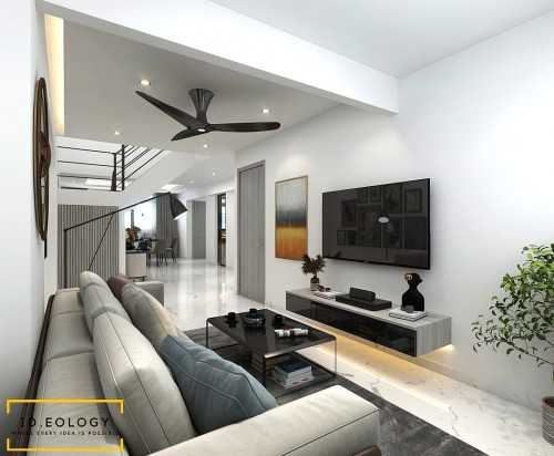 Contemporary Living Room at 549 Jurong west