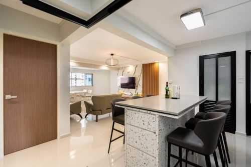 Contemporary Living Room at Jurong East | 201 Jurong East