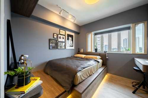 Industrial Bedroom at Bishan | The Gardens