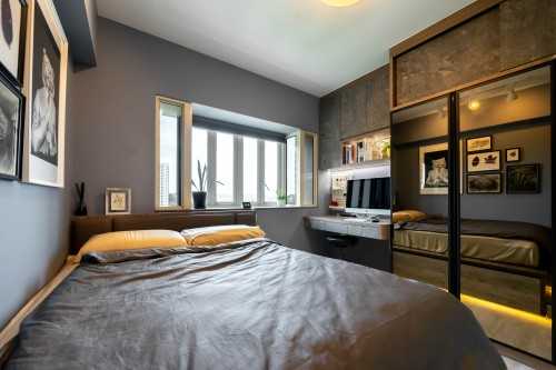 Industrial Bedroom at Bishan | The Gardens