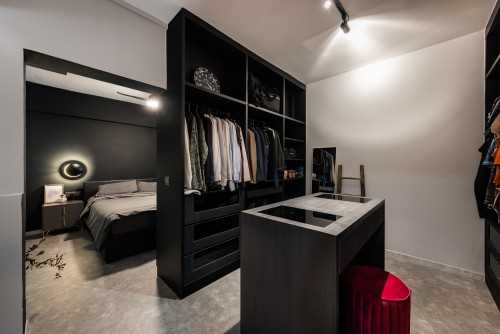 Industrial Walk-in Wardrobe at Cambridge Road