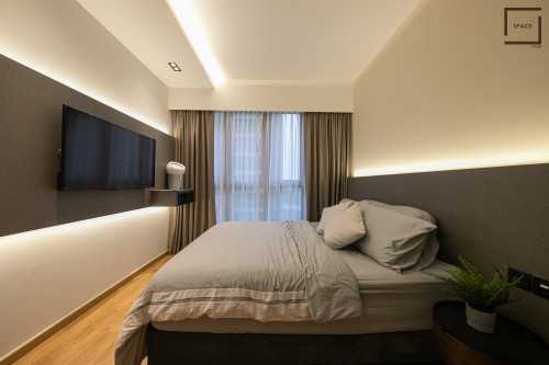Contemporary Bedroom at RIVERCOVE RESIDENCES EC (C)