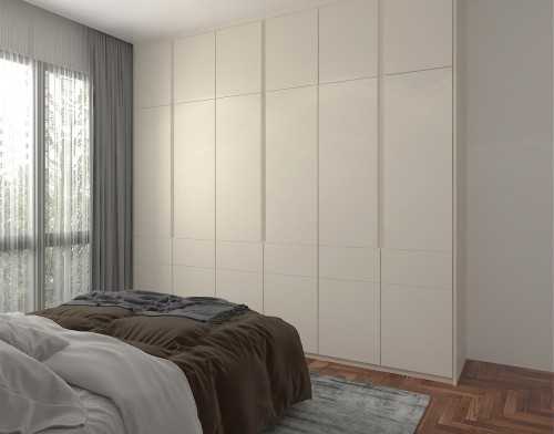 Modern Bedroom at Illustration Drawings for an apartment @ Siglap Drive