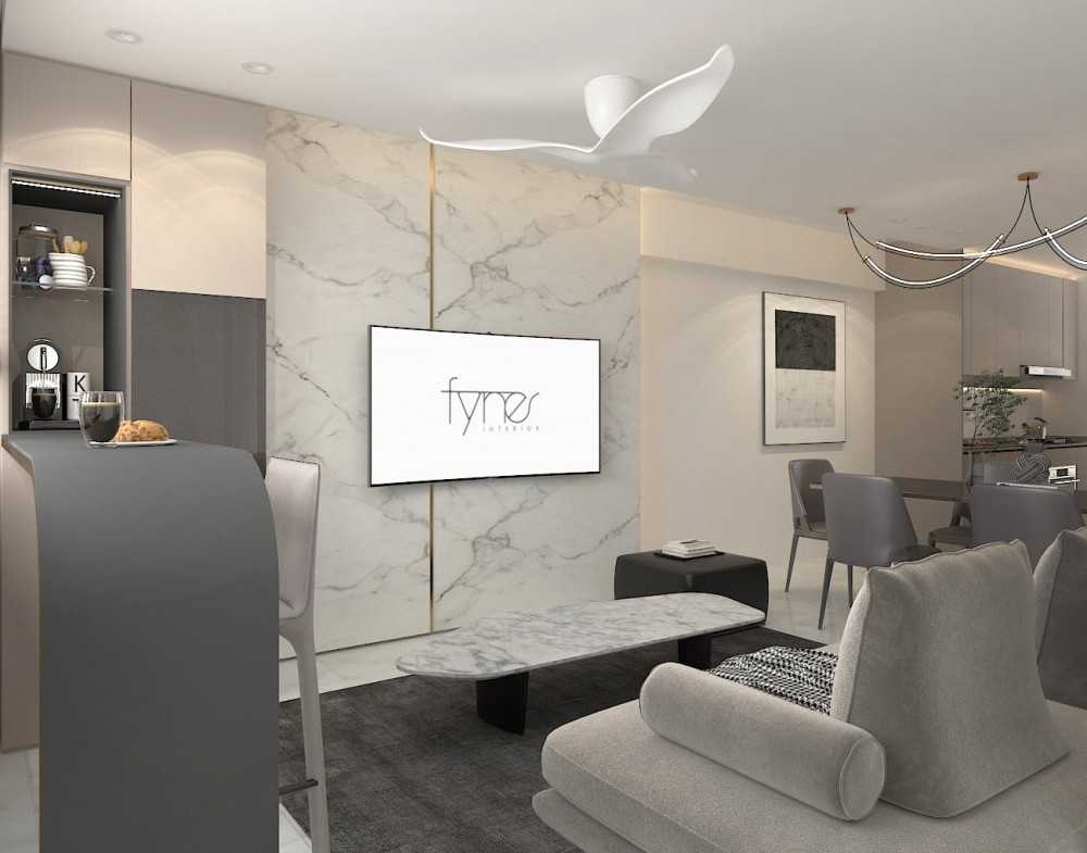 Illustration Drawings for a 5rm resale HDB apt @ Bishan
