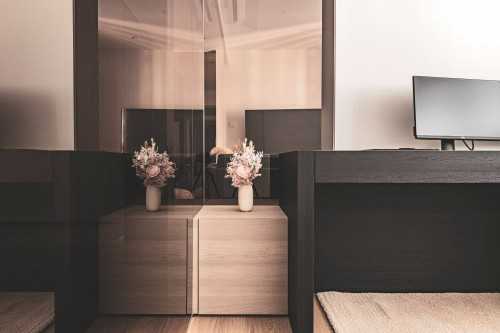 Contemporary Bedroom at BTO Apartment at Toa Payoh East
