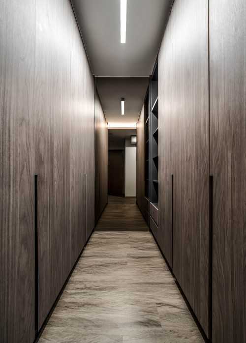 Contemporary Walk-in Wardrobe at Northshore Drive, Singapore