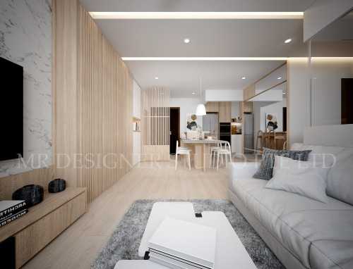 Contemporary Dining Room at jalan ayer 115a