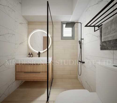 Contemporary Bathroom at jalan ayer 115a