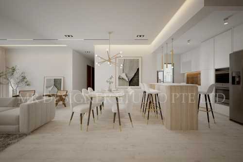 Contemporary Living Room at punggol way 265c