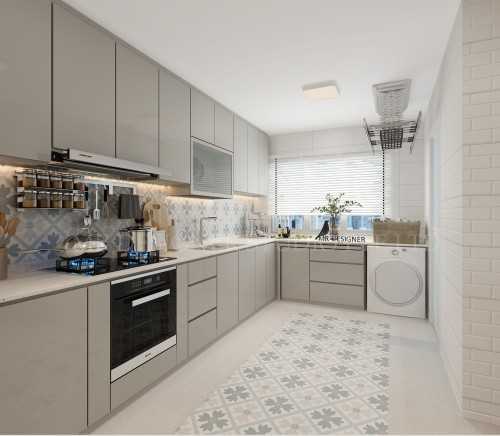 Contemporary Kitchen at jurong west blk 710