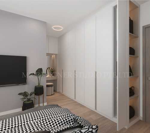 Contemporary Bedroom at jurong west blk 710