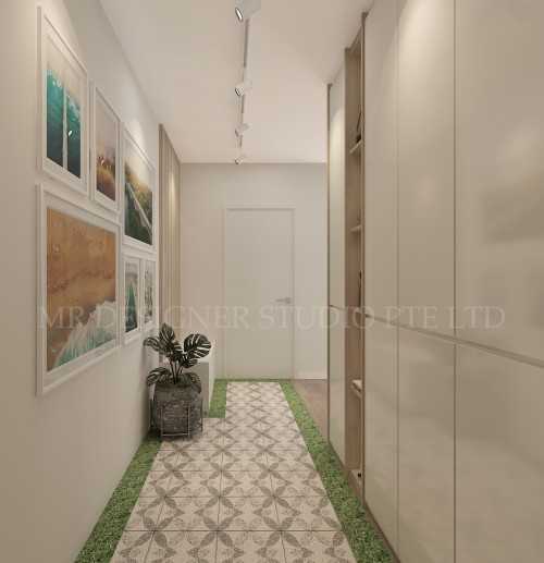 Contemporary Entryway at jurong west blk 710