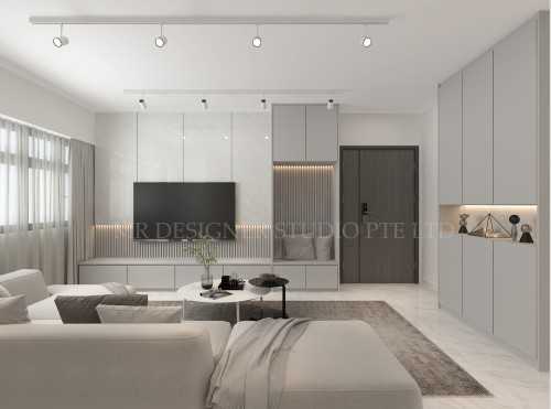 Modern Living Room at 298b compass vale walk