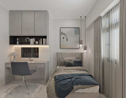Modern Bedroom at 298b compass vale walk