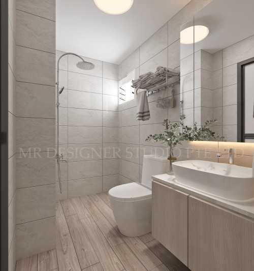 Modern Bathroom at 298b compass vale walk