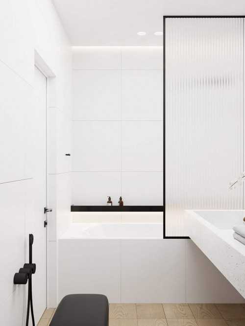 Contemporary Bathroom at Condo @ Amber Park