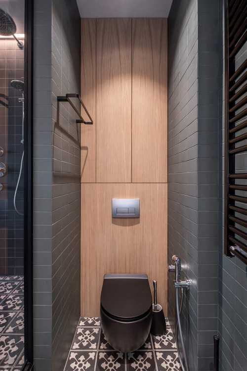 Contemporary Bathroom at Condo @ Somerset