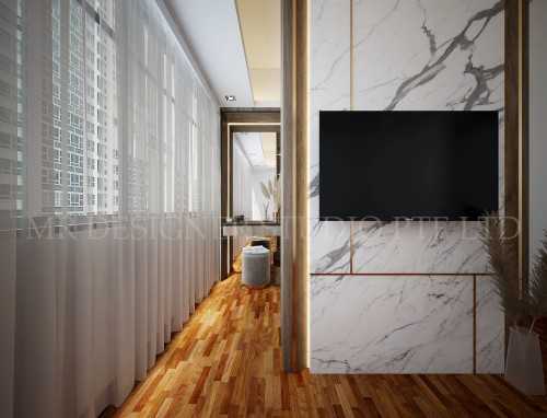 Contemporary Bedroom at orchard scotts residence
