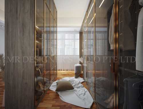 Contemporary Bedroom at orchard scotts residence