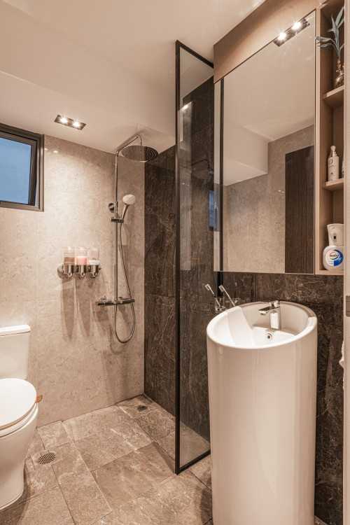 Contemporary Bathroom at clementi ave 4 311c