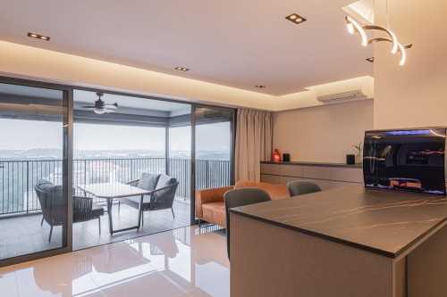 Contemporary Living Room at clementi ave 4 311c
