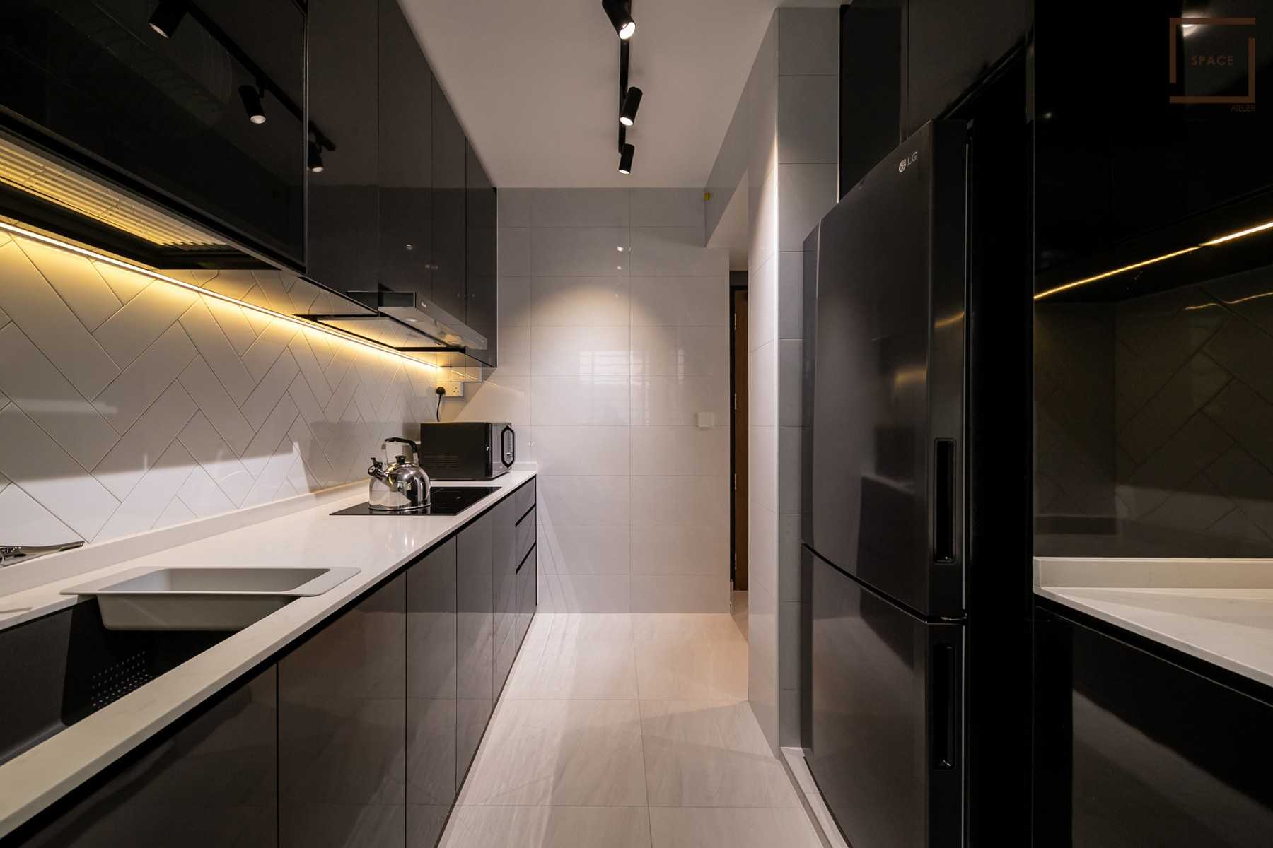 Modern Kitchen with Kitchen Accessories and Kitchen Tap