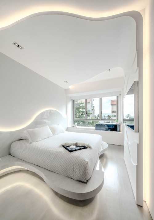 Modern Bedroom at Ocean Drive, Singapore