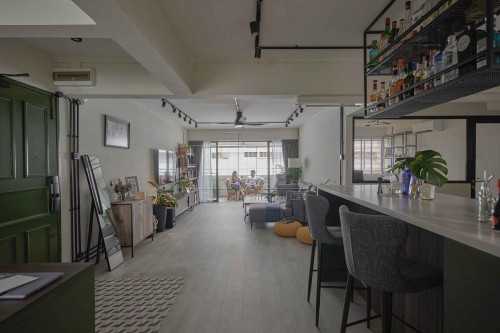 Eclectic Living Room at Serangoon Green